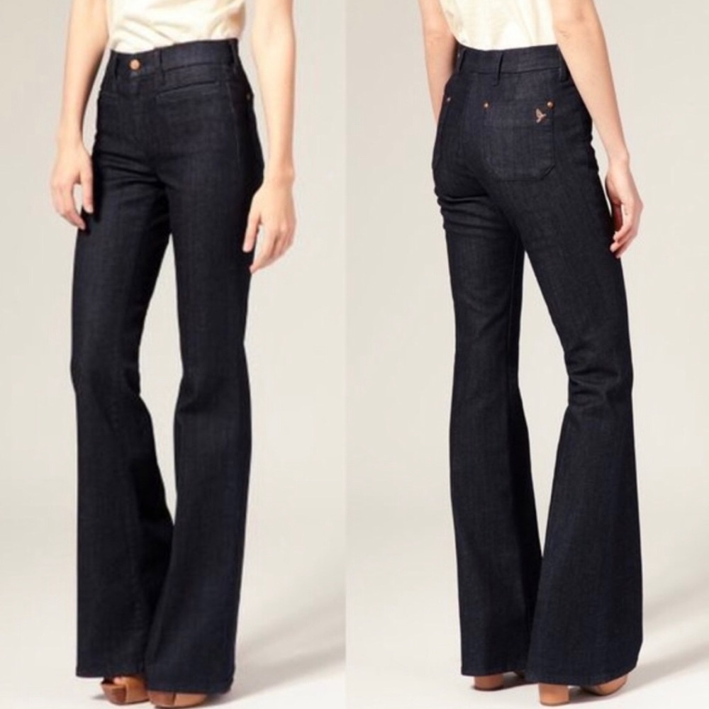 NWT Anthropologie M.i.H Marrakesh Kick Flare Jeans Size 26 - Bell Bottoms